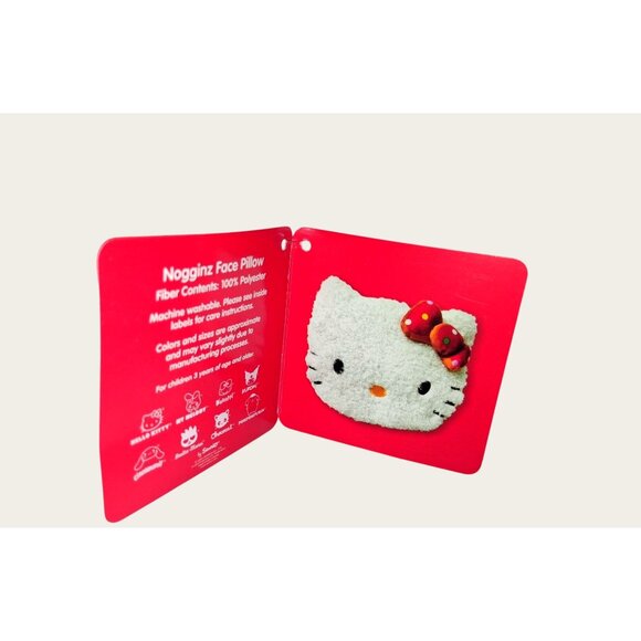 Hello Kitty & Friends Nogginz Face Pillow 100% Polyester Machine Washable Chr - Picture 2 of 9
